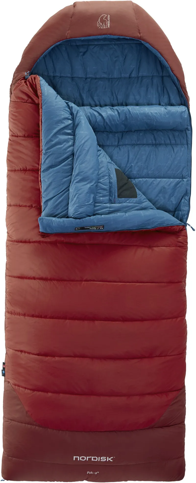 Nordisk Puk -2 Blanket L Sleeping Bag - Sundried Tomato-1