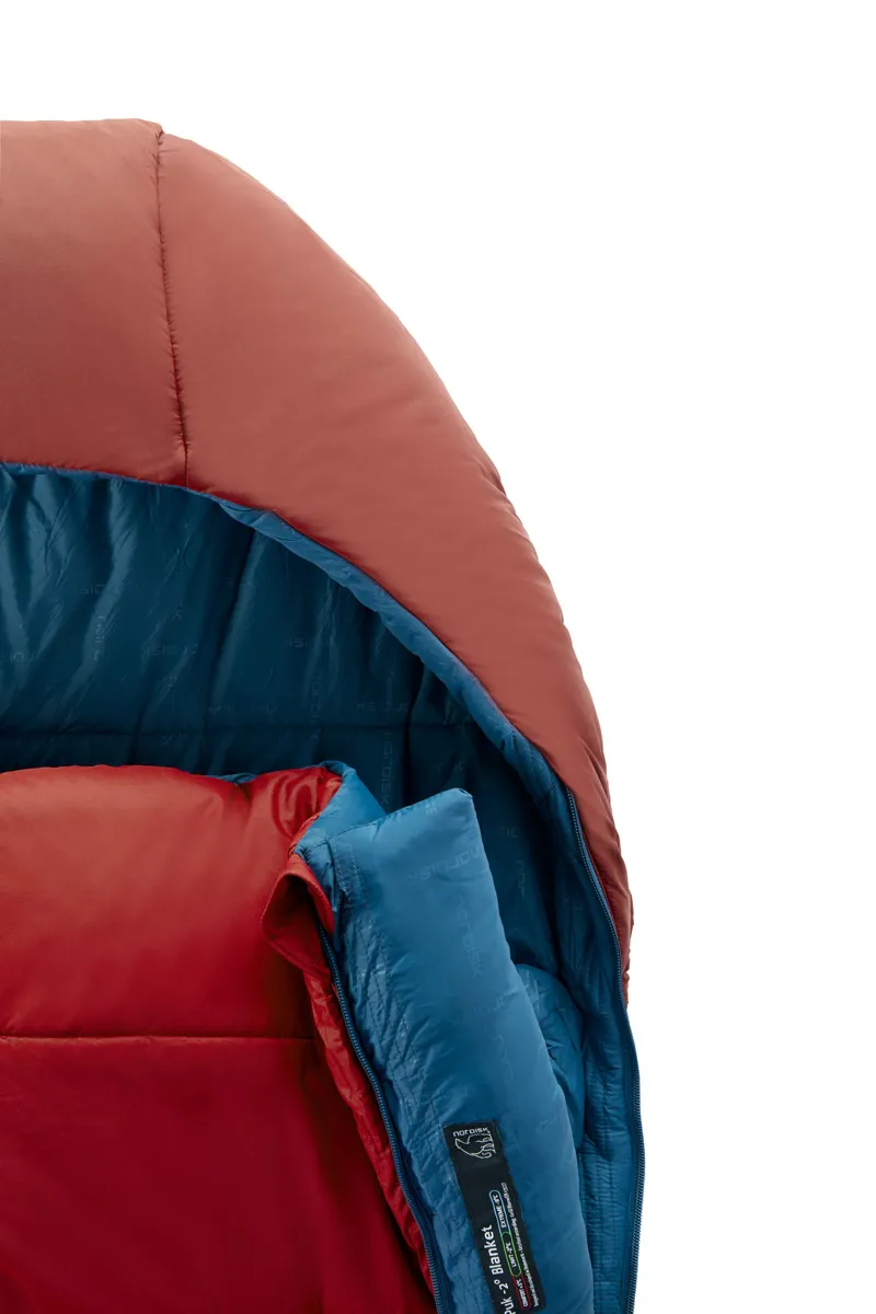 Nordisk Puk -2 Blanket L Sleeping Bag - Sundried Tomato-5