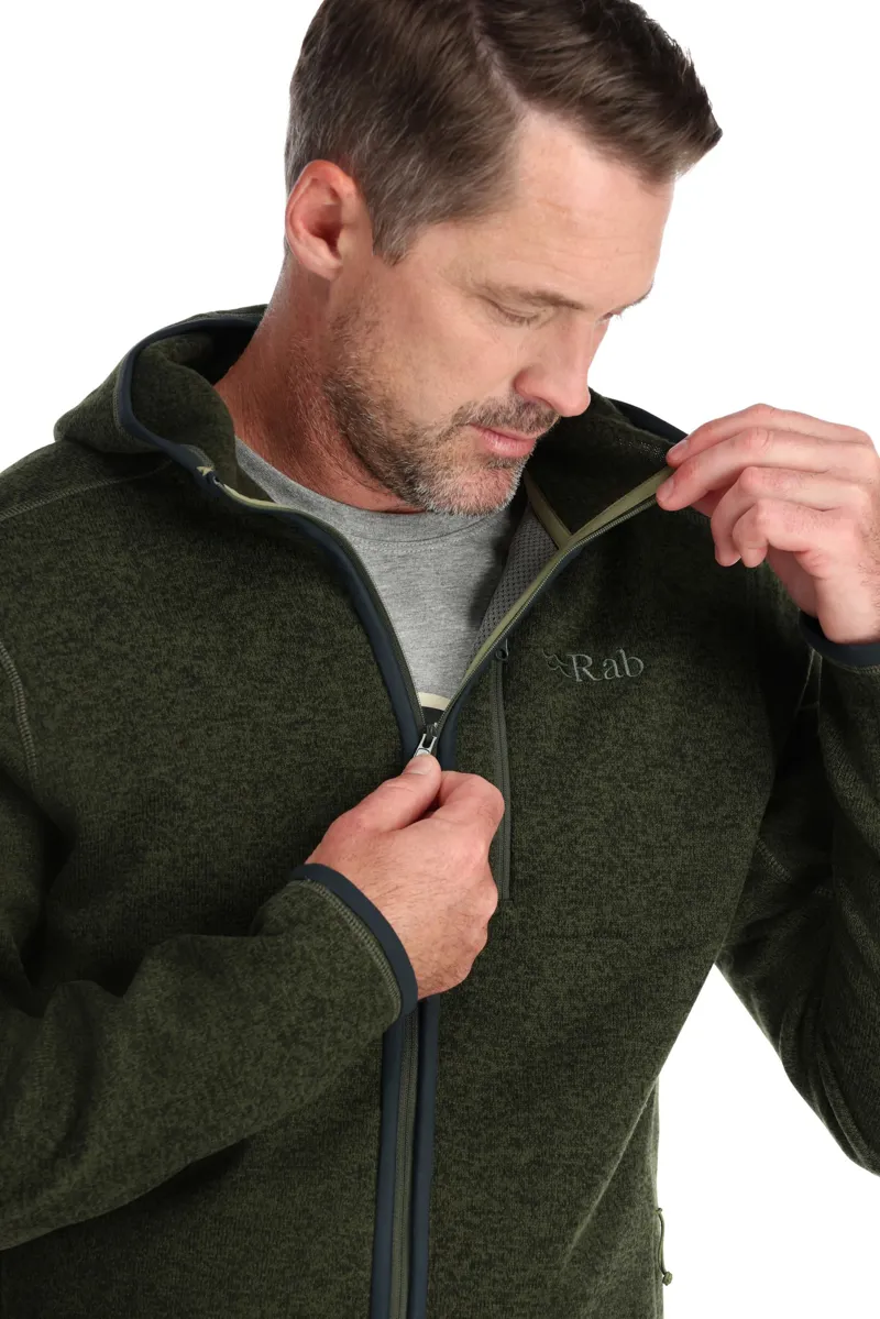 Rab Mens Quest Fleece Hoody - Army-4