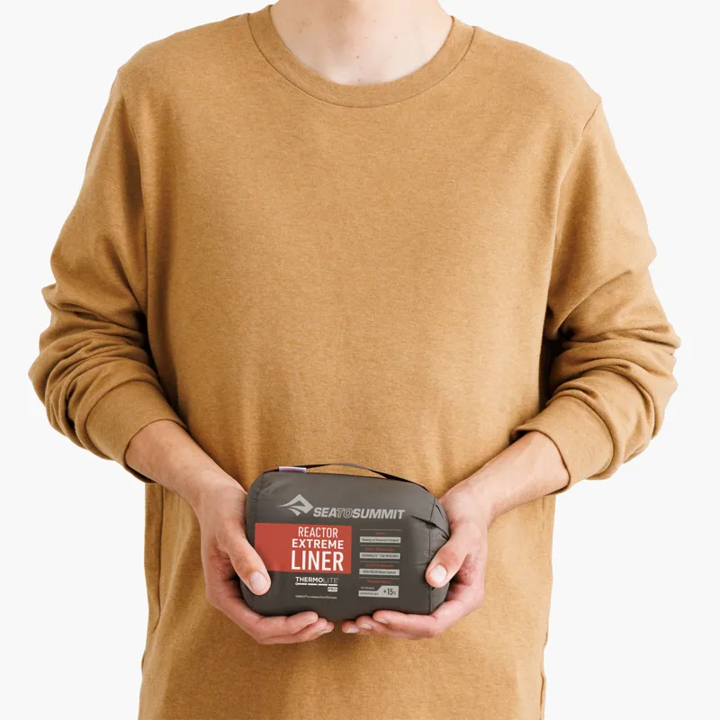 Sea To Summit Reactor Extreme Sleeping Bag Liner - Mummy with Drawcord - Standard-7