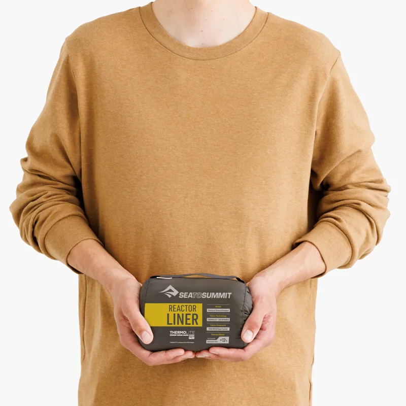 Sea To Summit Reactor Sleeping Bag Liner - Mummy with Drawcord - Standard-7