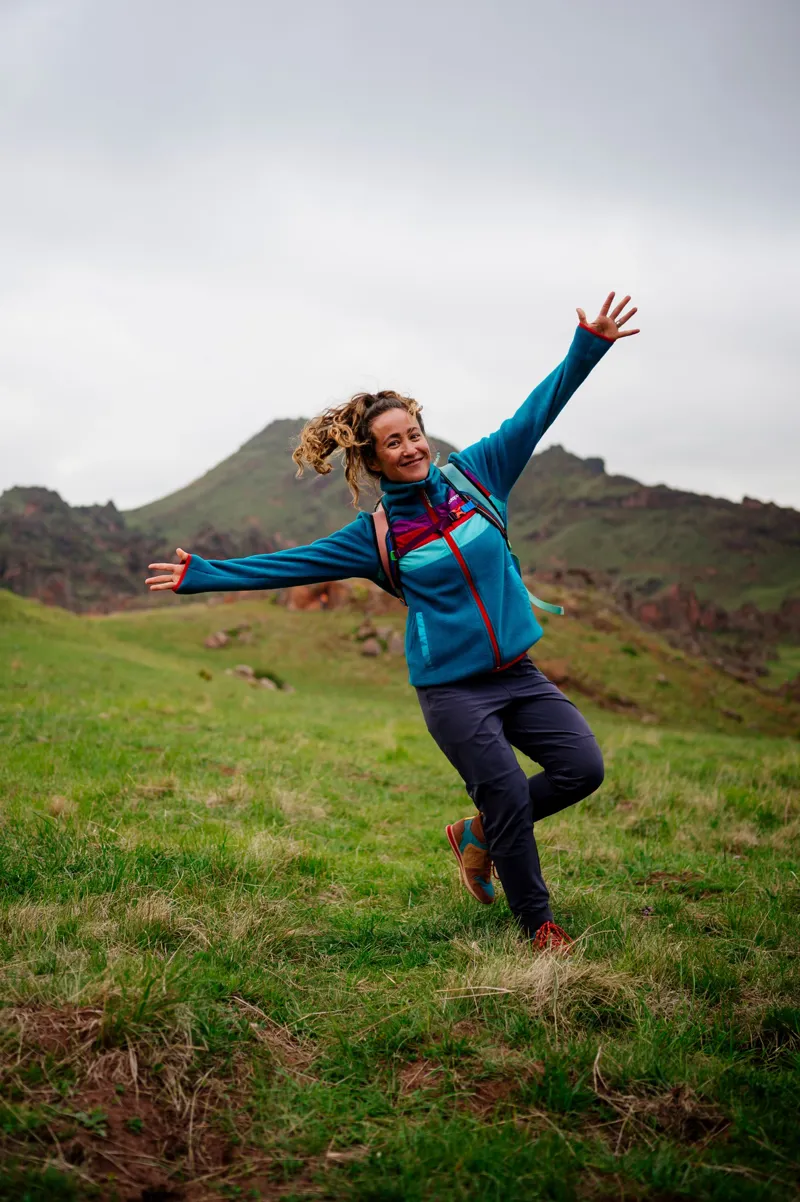 Cotopaxi Womens Teca Fleece Jacket - Hot Sauce-9