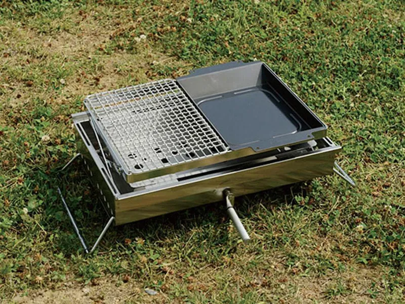Snow Peak Stainless Half Grill Pro-4