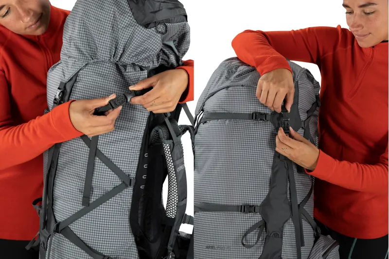 Osprey Womens Ariel Pro 75 Rucksack - Silver Lining-6