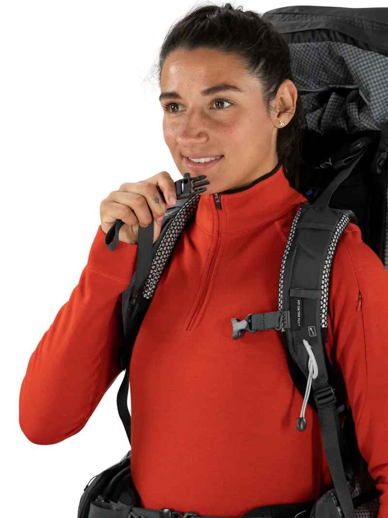 Osprey Womens Ariel Pro 75 Rucksack - Silver Lining-10