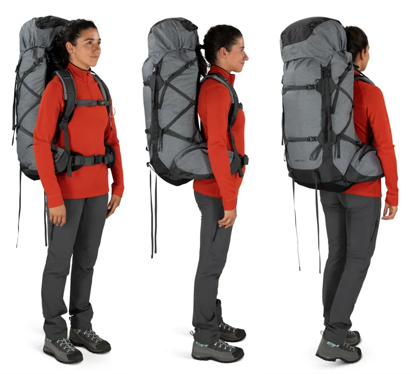 Osprey Womens Ariel Pro 75 Rucksack - Silver Lining-4