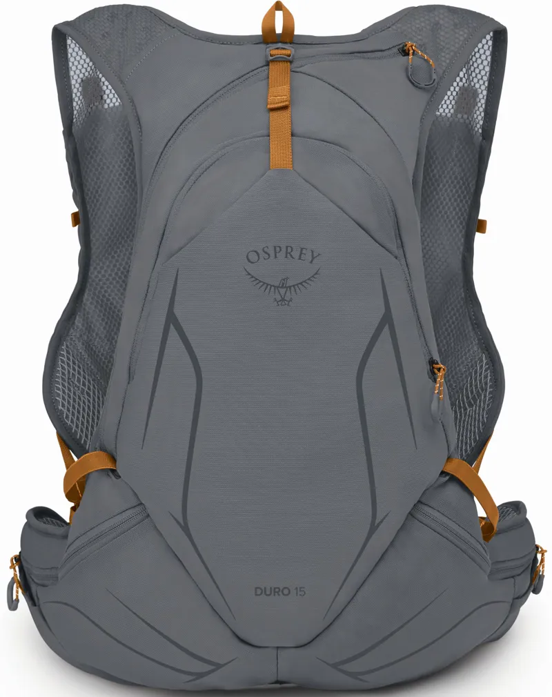 Osprey Duro 15 with Flasks - Phantom Grey-Toffee Orange-1