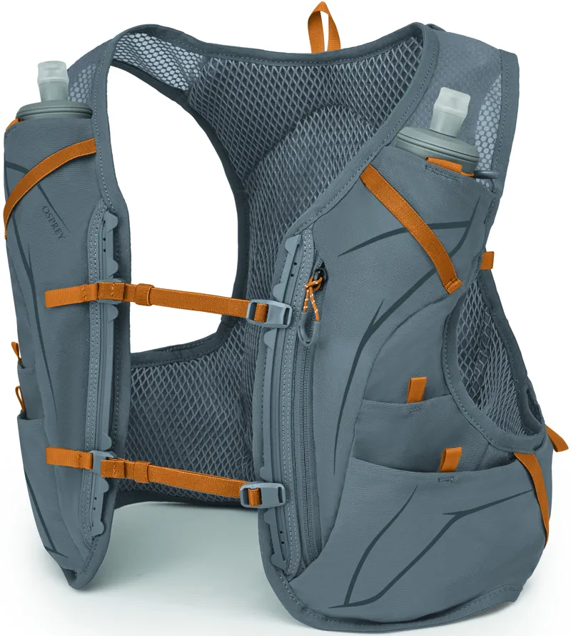 Osprey Duro 6 with Flasks - Phantom Grey-Toffee Orange-2