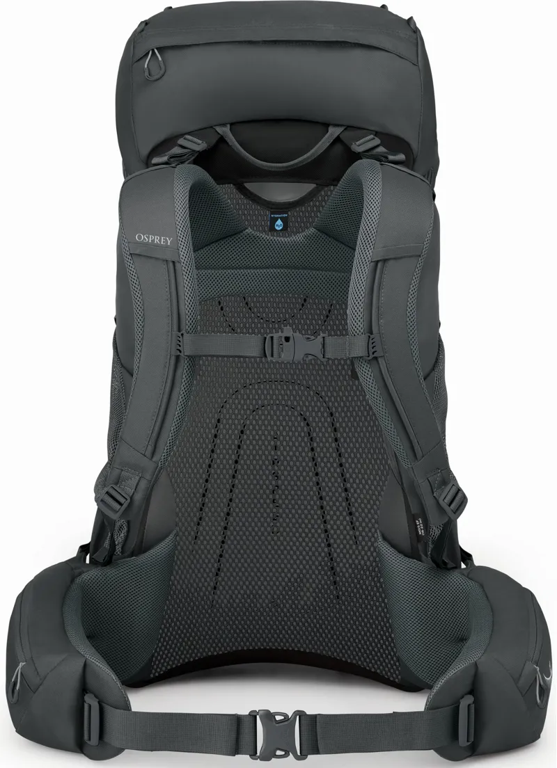 Osprey Rook 65 Rucksack - Dark Charcoal-Silver Lining-3