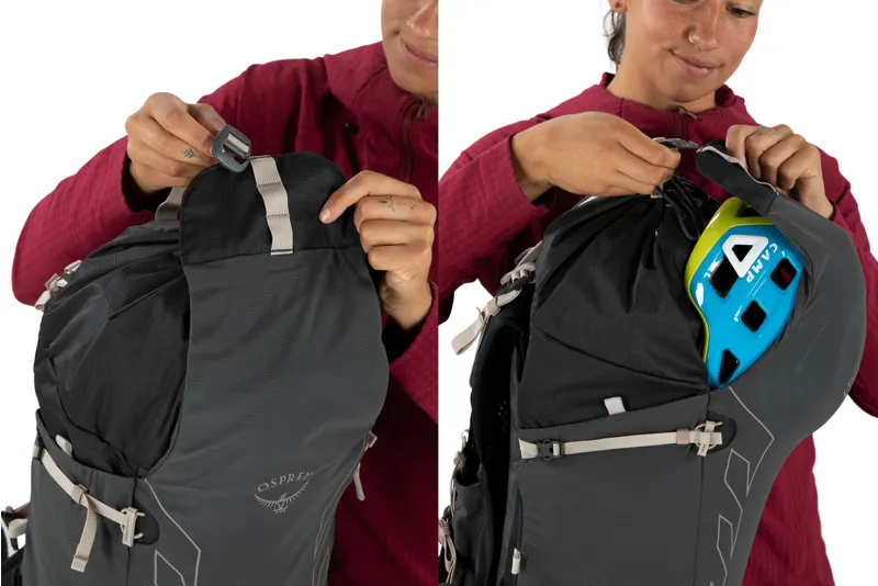 Osprey Womens Tempest Velocity 30 Rucksack - Dark Charcoal-Chiru Tan-10