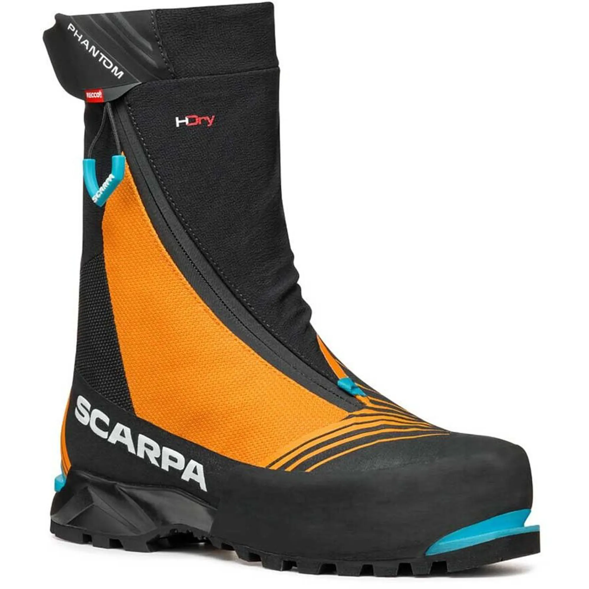 Scarpa Mens Phantom Tech HD Boots - Black-Bright Orange