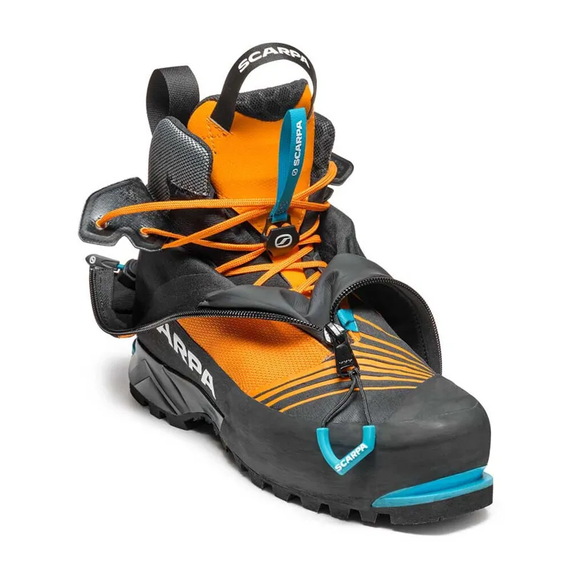 Scarpa Mens Phantom Tech HD Boots - Black-Bright Orange-6