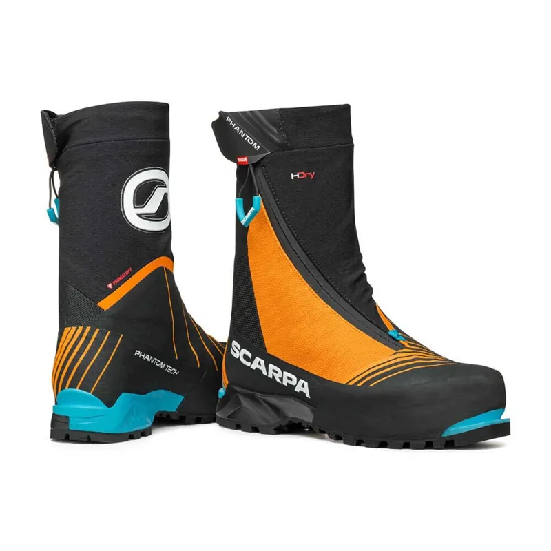 Scarpa Mens Phantom Tech HD Boots - Black-Bright Orange-4