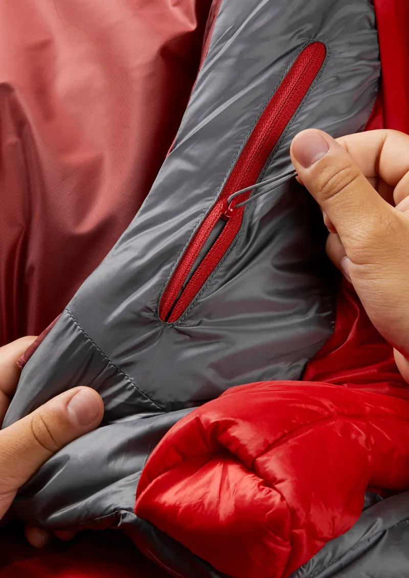 Rab Solar 3 Sleeping Bag - Oxblood Red-7