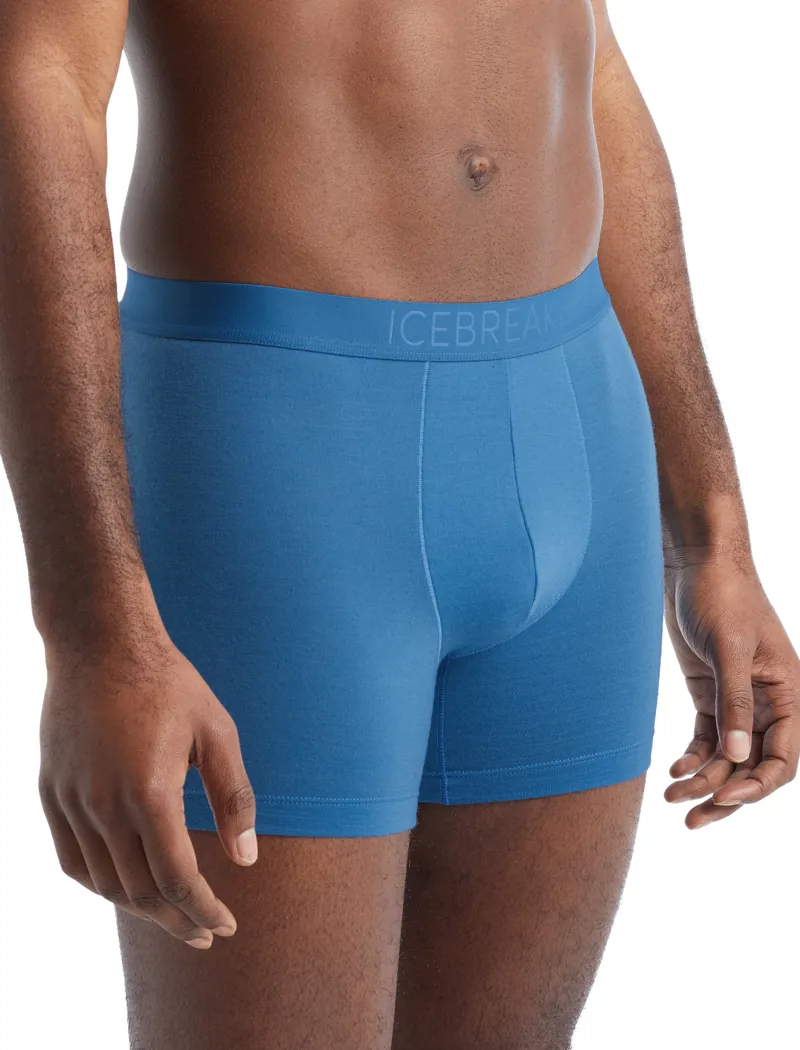 Icebreaker Mens Anatomica Cool-Lite Boxers - Azul-1