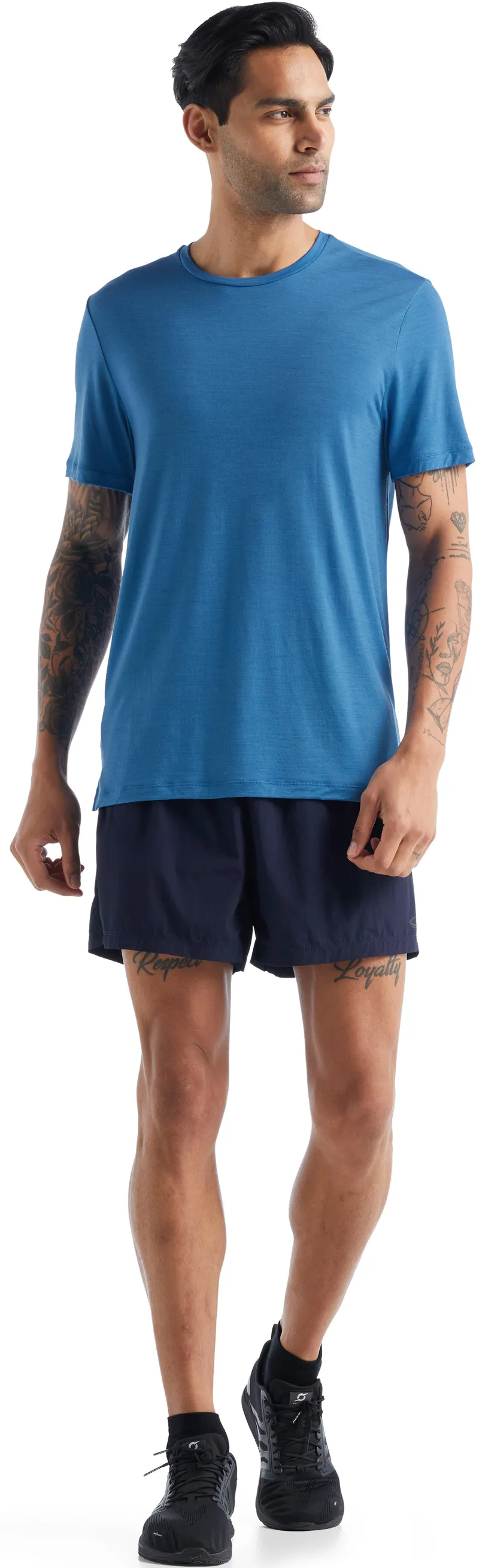 Icebreaker Men's Sphere II Short Sleeved Tee - Azul-3
