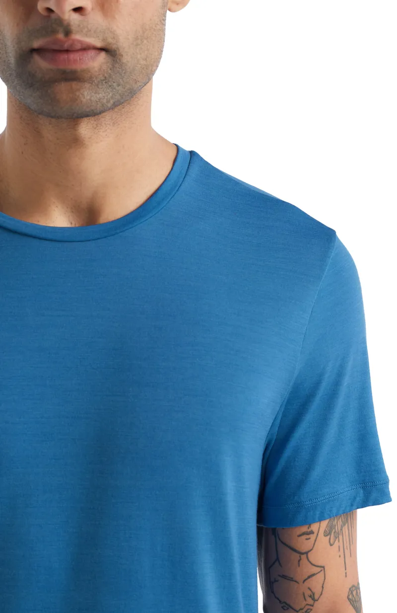Icebreaker Men's Sphere II Short Sleeved Tee - Azul-4