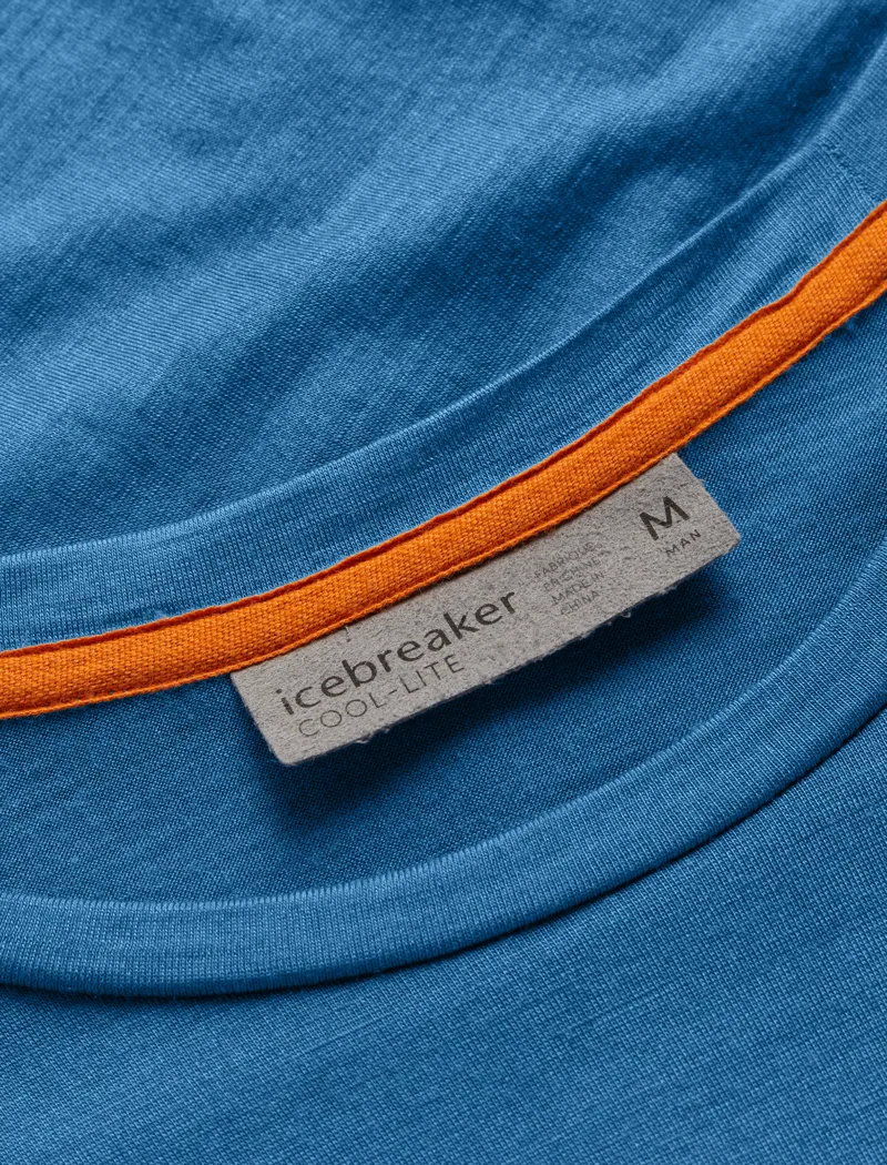 Icebreaker Men's Sphere II Short Sleeved Tee - Azul-6