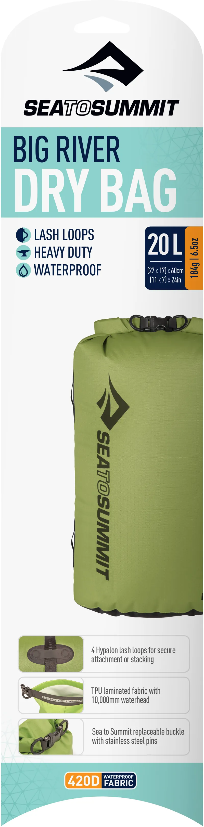 Sea To Summit Big River Dry Bag - 20 Litre-7