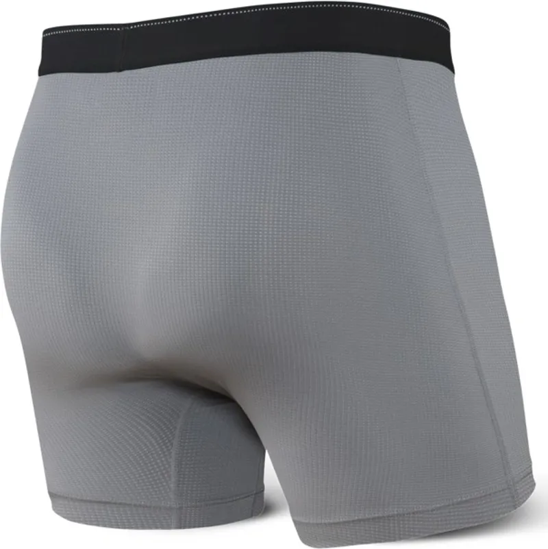 SAXX Mens Quest 2.0 Boxer Brief - Dark Charcoal-1