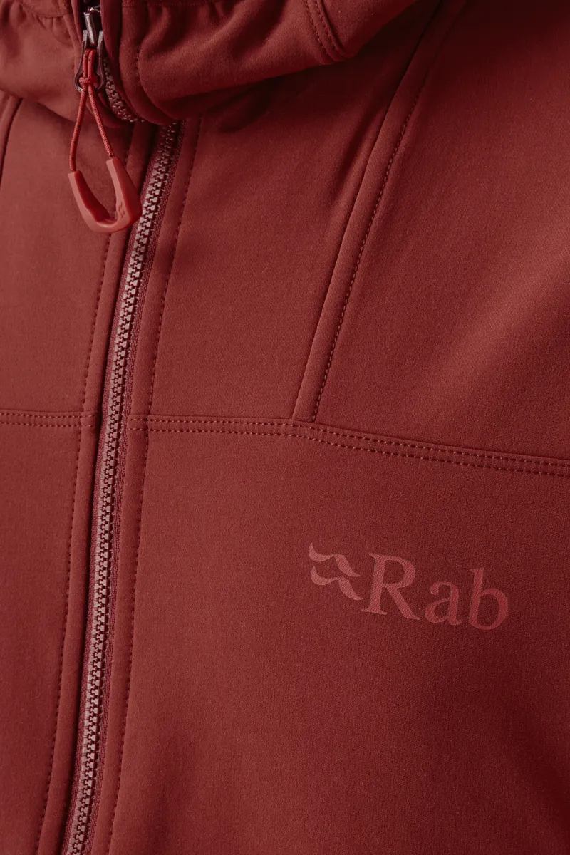Rab Mens Shadow Softshell Hoody - Oxblood Red-2