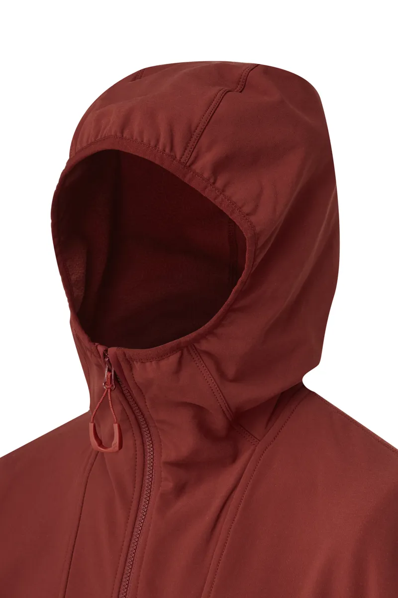 Rab Mens Shadow Softshell Hoody - Oxblood Red-4