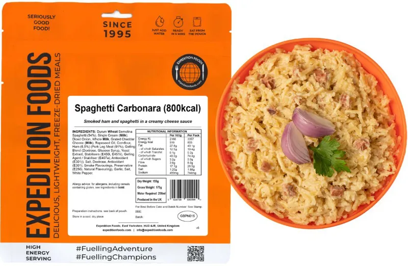 Expedition Foods Spaghetti Carbonara - 800kcal-2
