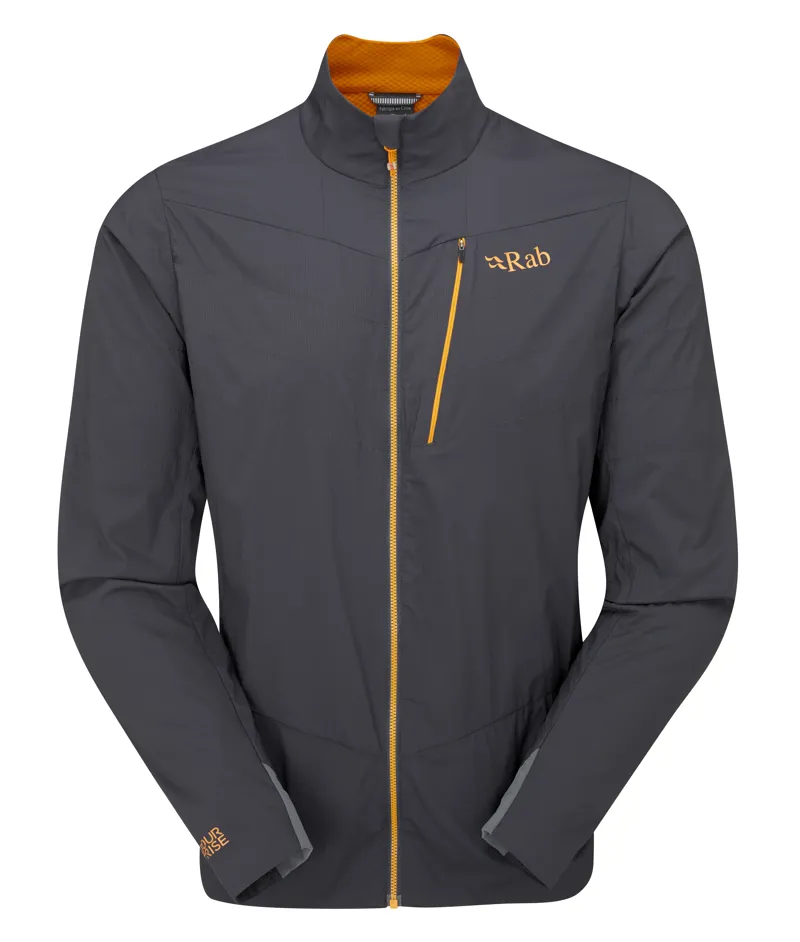 Rab Mens Vapour-Rise Ridgeline Jacket - Ebony