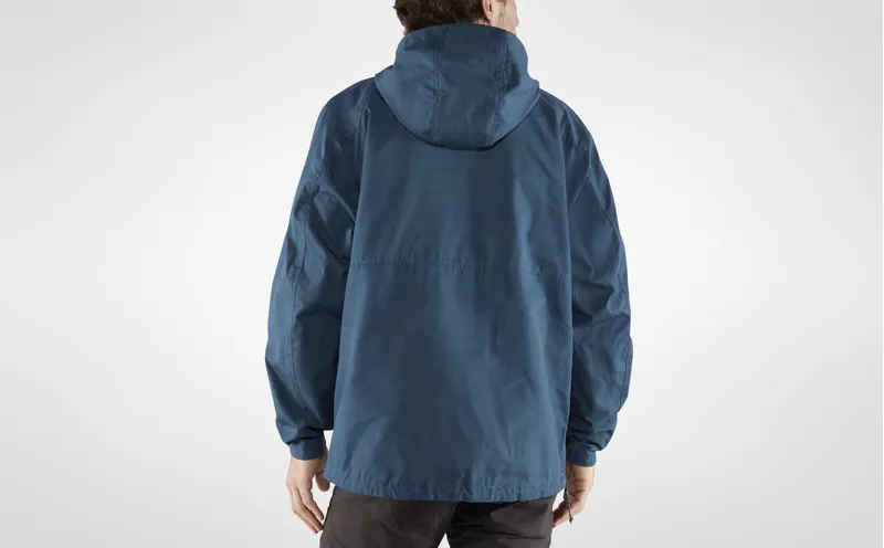 Fjallraven Mens Vardag Anorak - Uncle Blue-Sand Stone-5