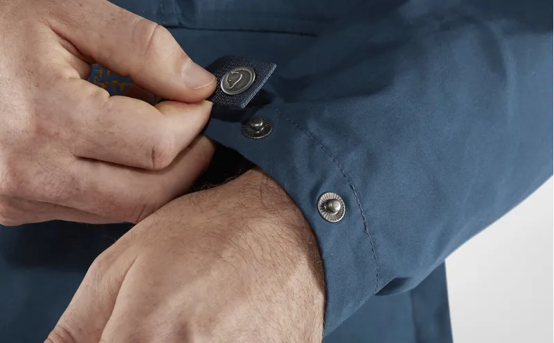 Fjallraven Mens Vardag Anorak - Uncle Blue-Sand Stone-10