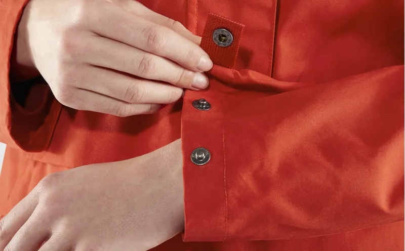 Fjallraven Womens Vardag Anorak - Arctic Green-Buckwheat Brown-6