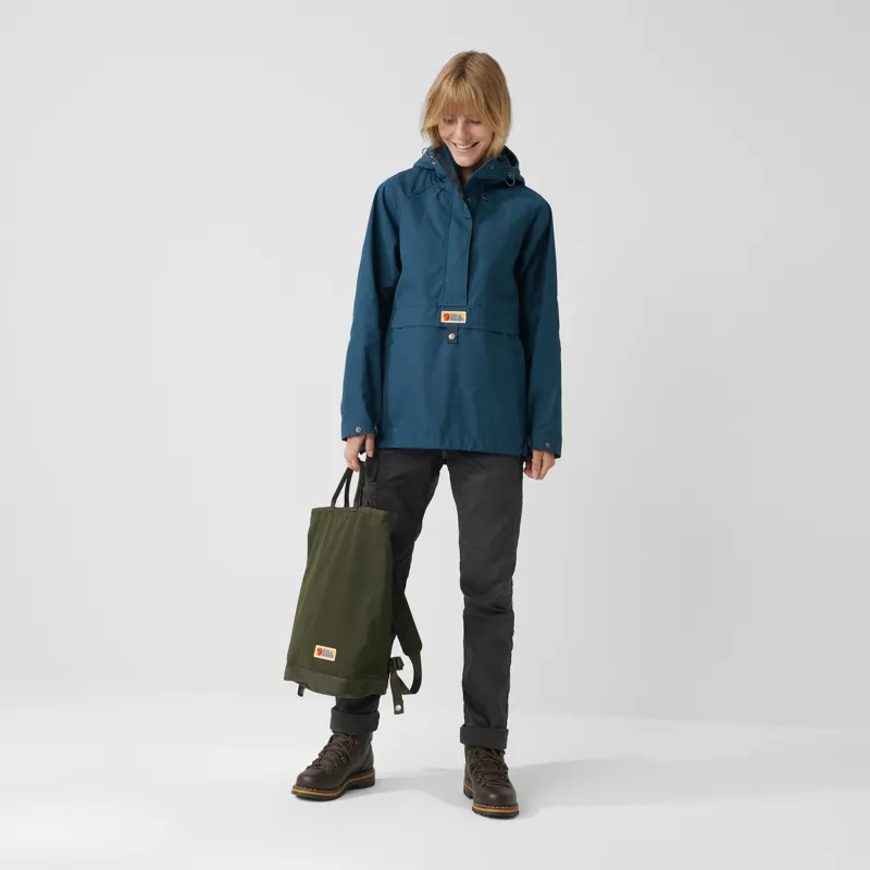 Fjallraven Womens Vardag Anorak - Bordeaux Red-2