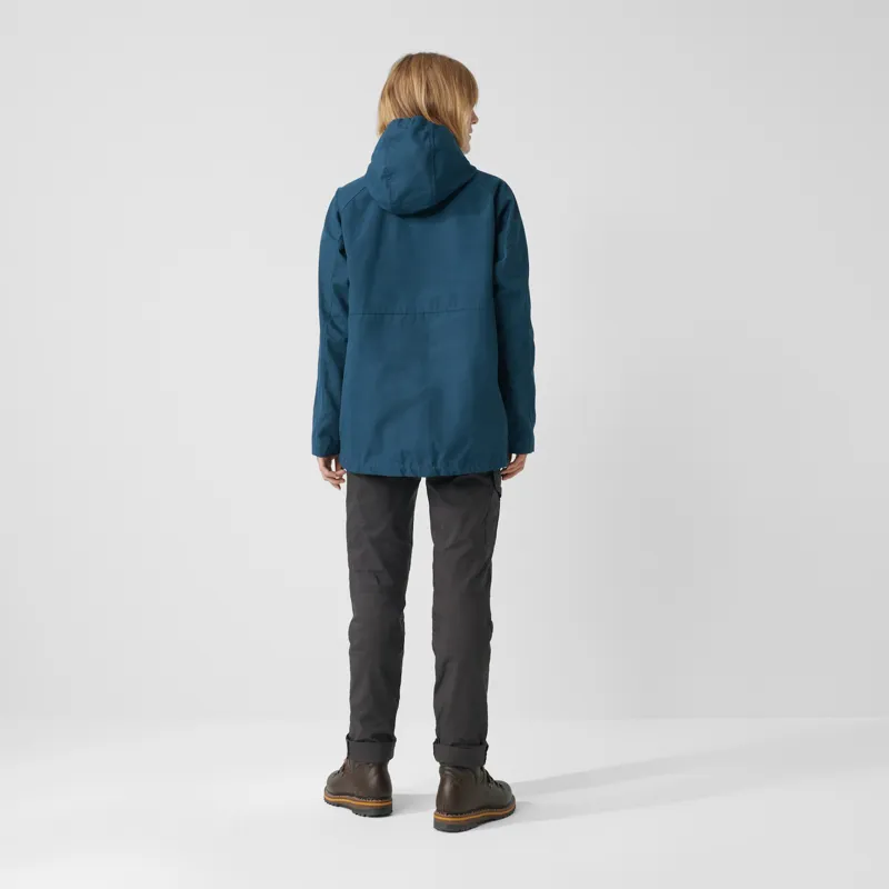 Fjallraven Womens Vardag Anorak - Bordeaux Red-3
