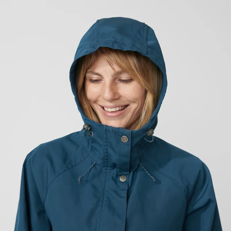 Fjallraven Womens Vardag Anorak - Bordeaux Red-6