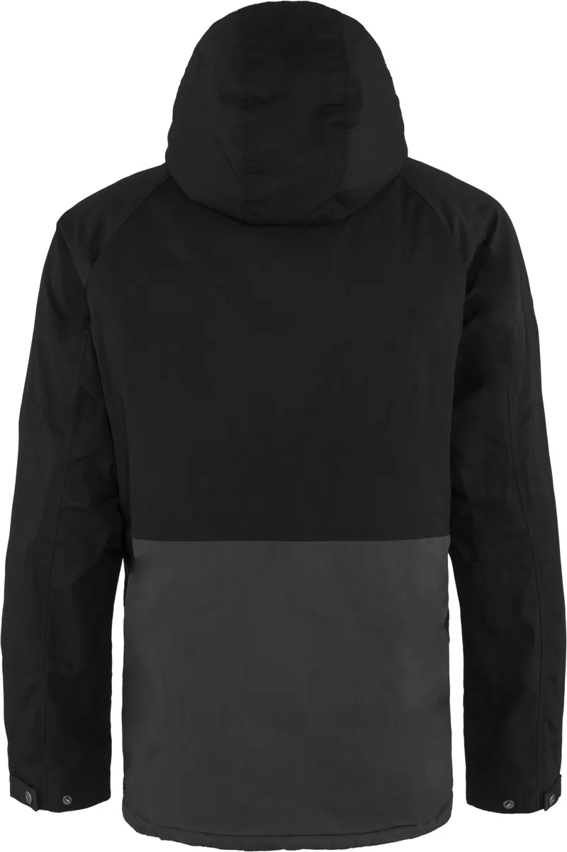 Fjallraven Mens Vardag Lite Padded Jacket - Black-Dark Grey-1