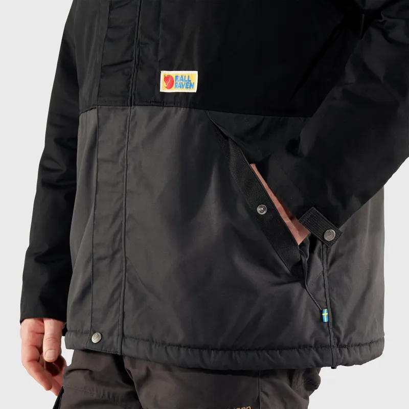 Fjallraven Mens Vardag Lite Padded Jacket - Black-Dark Grey-10