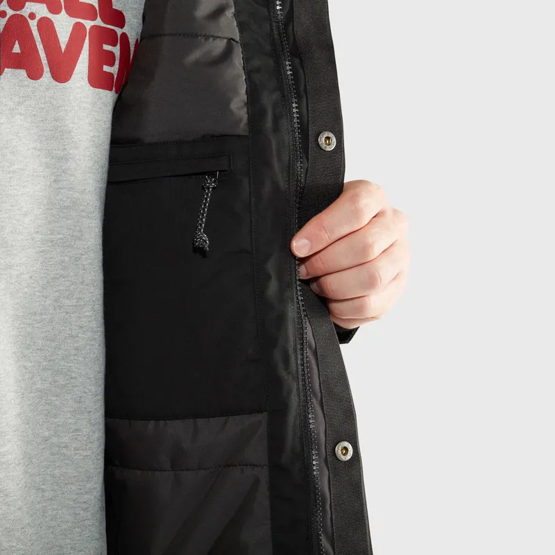 Fjallraven Mens Vardag Lite Padded Jacket - Black-Dark Grey-9