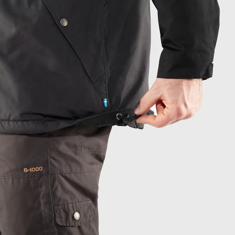 Fjallraven Mens Vardag Lite Padded Jacket - Black-Dark Grey-12