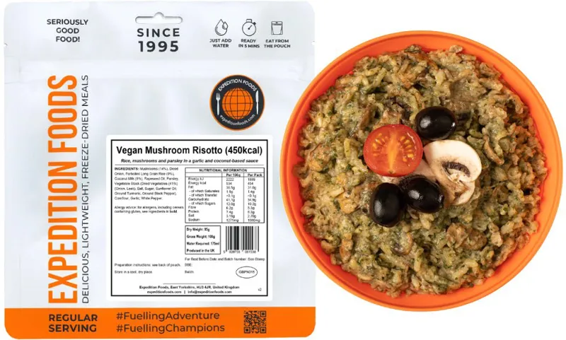 Expedition Foods Vegan Mushroom Risotto - 450kcal-2