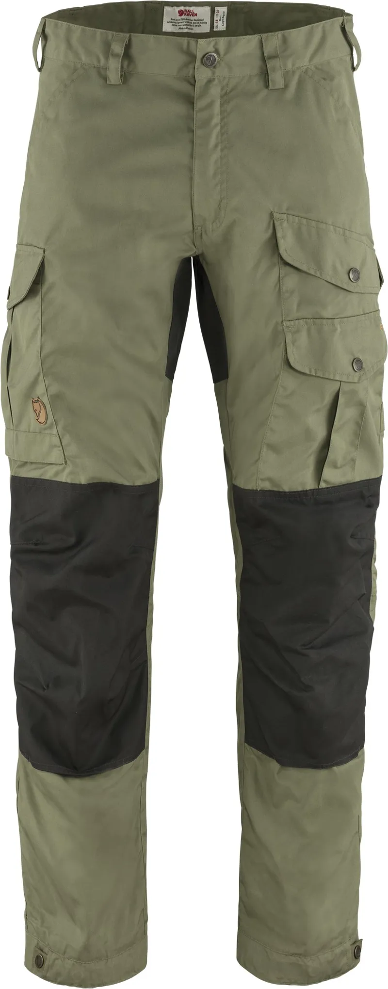 Fjallraven Mens Vidda Pro Trousers - Regular Leg - Green-Dark Grey
