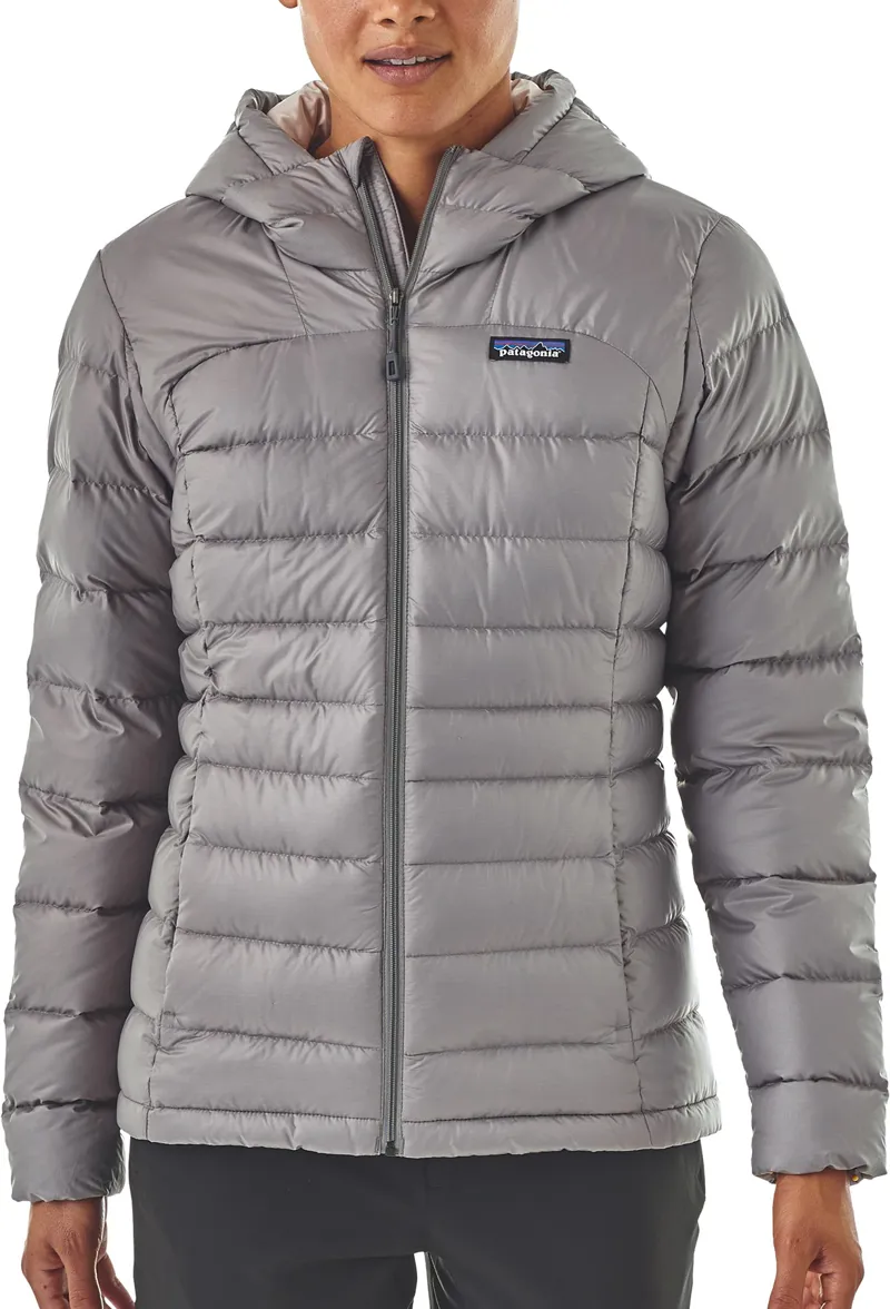 Patagonia Womens Hi-Loft Down Hoody - Wood Brown-1