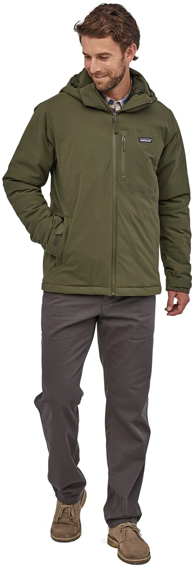 Patagonia Mens Insulated Quandary Jacket - Mulch Brown-3