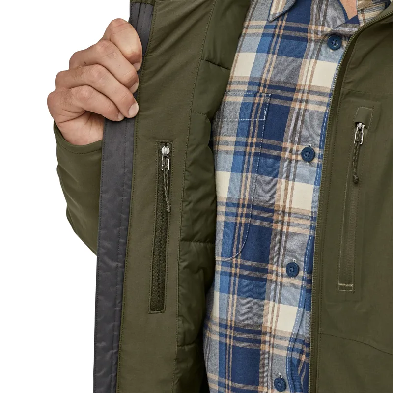 Patagonia Mens Insulated Quandary Jacket - Mulch Brown-6