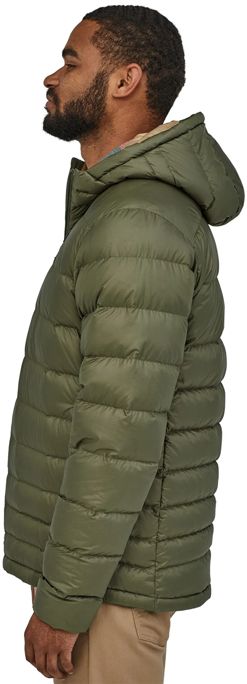 Patagonia Mens Hi-Loft Down Hoody - Barn Red-2