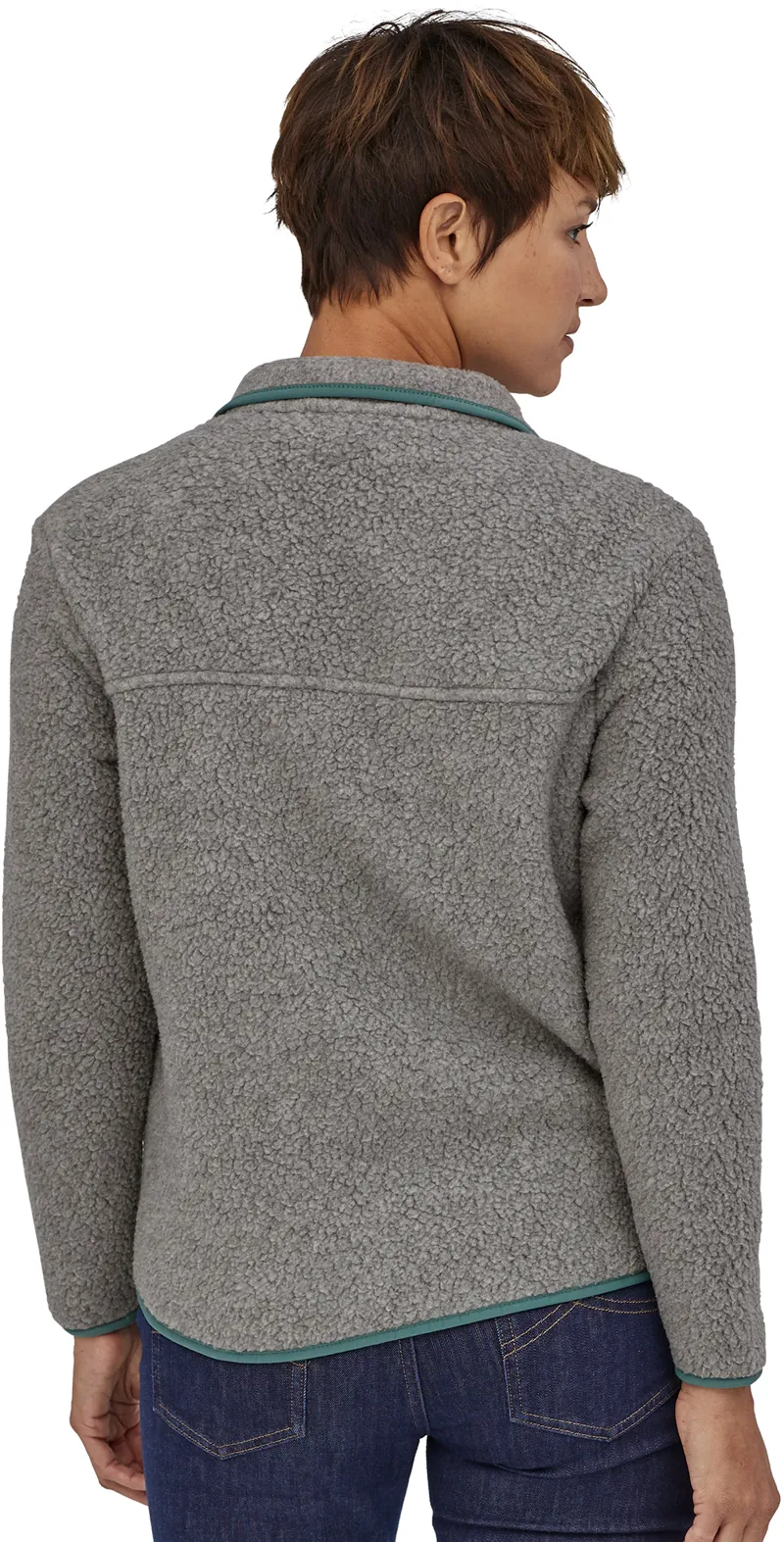 Patagonia Womens Retro Pile Jacket - Pelican-2