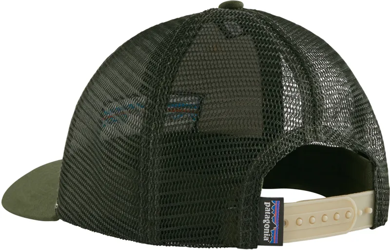 Patagonia P-6 Logo LoPro Trucker Hat - El Cap Khaki-1
