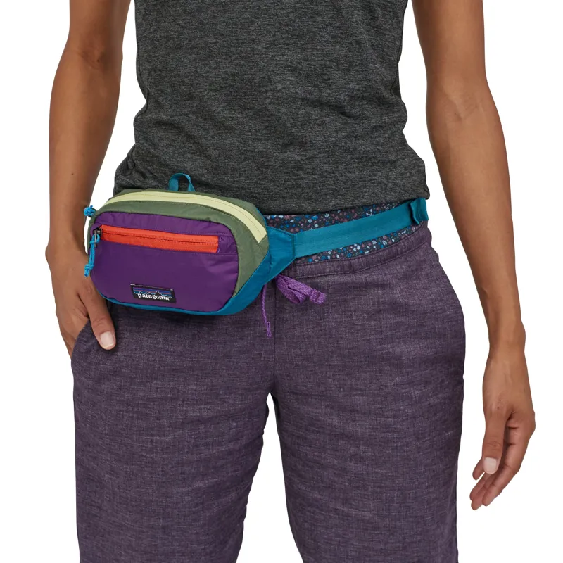 Patagonia Ultralight Black Hole Mini Hip Pack - Patchwork: Steller Blue-1