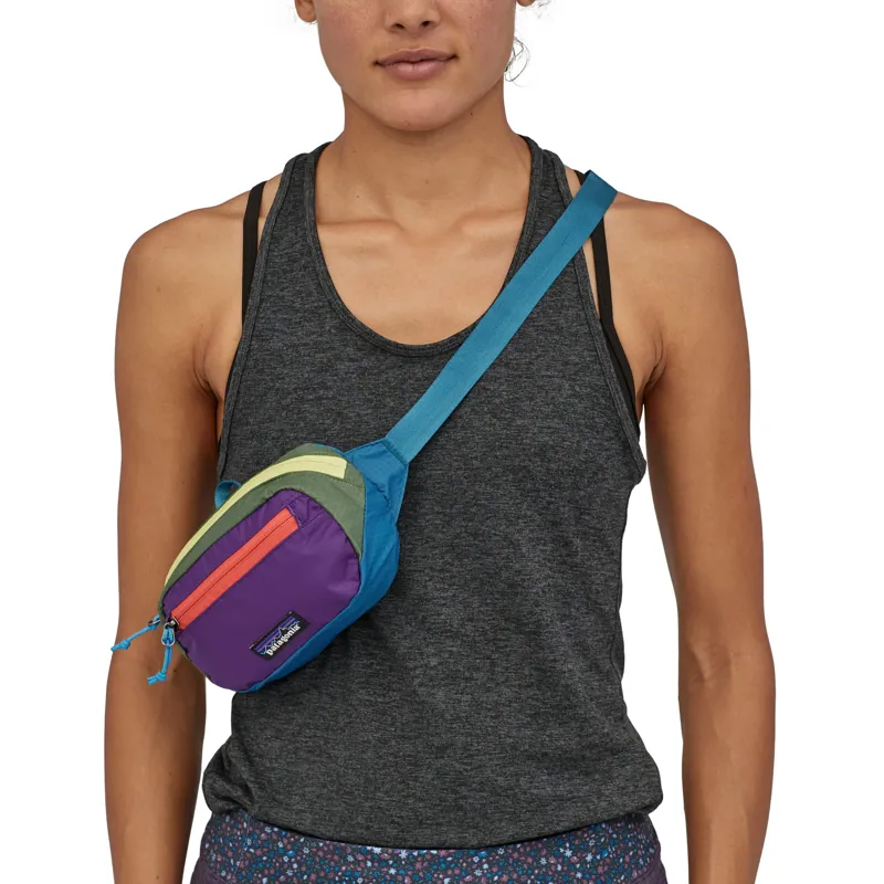 Patagonia Ultralight Black Hole Mini Hip Pack - Patchwork: Steller Blue-2