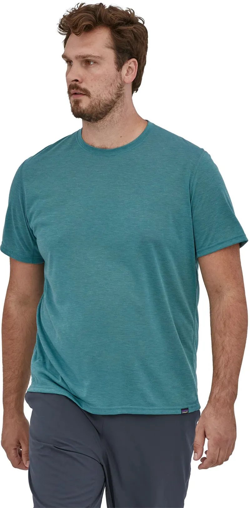 Patagonia Mens Cap Cool Trail Shirt - Abalone Blue-1