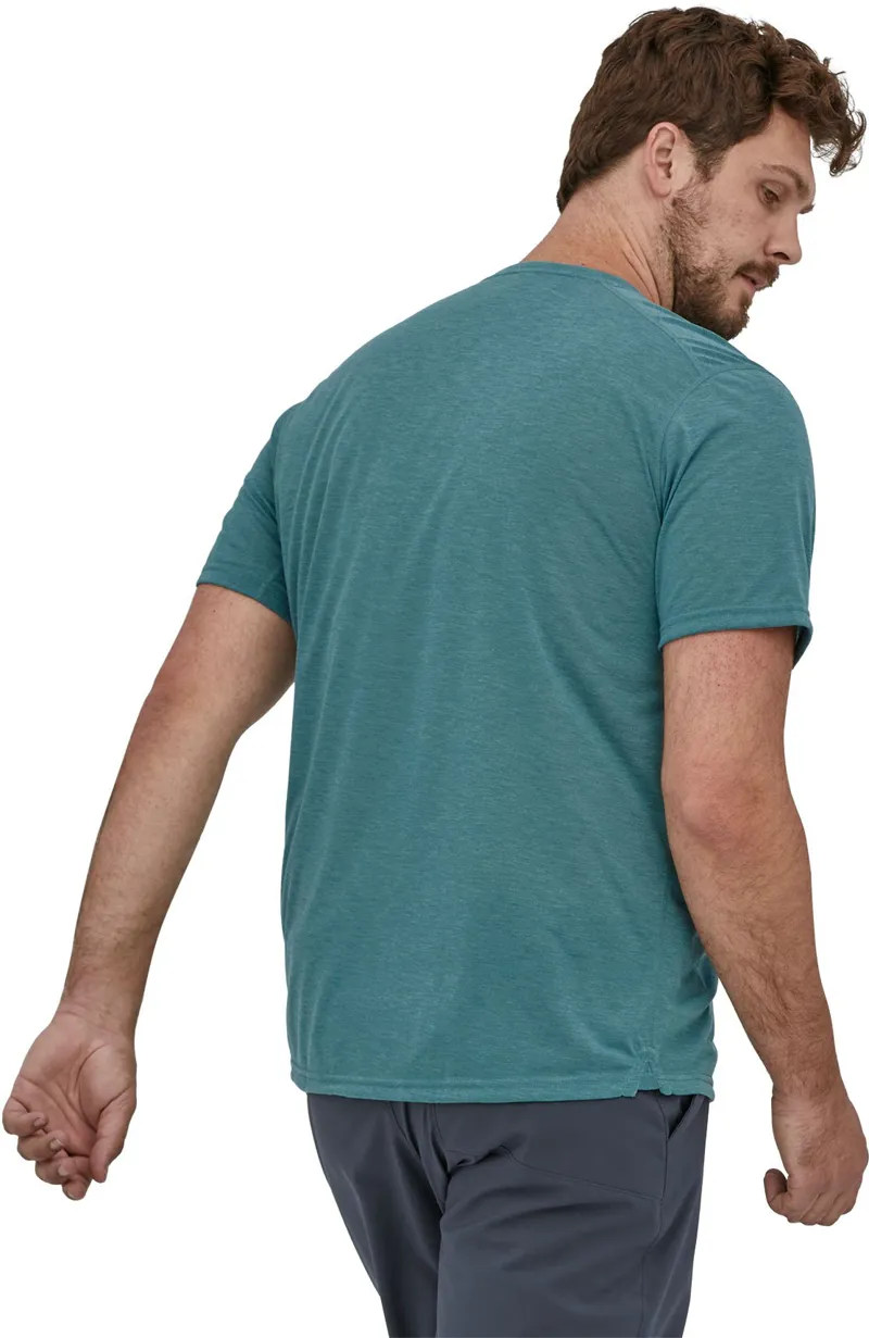 Patagonia Mens Cap Cool Trail Shirt - Abalone Blue-6